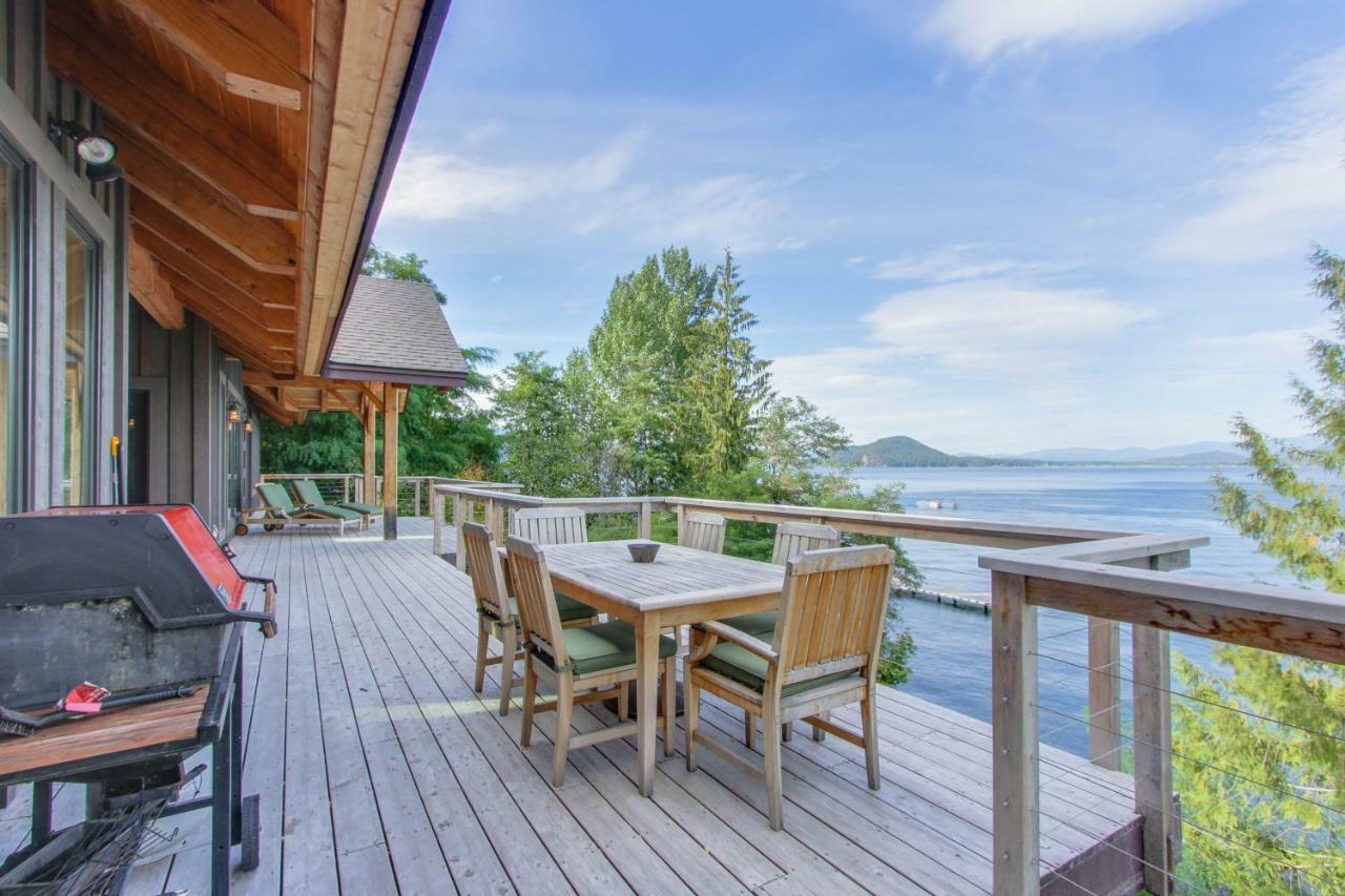 Bottle Bay Lakefront Lodge Sandpoint Exterior foto