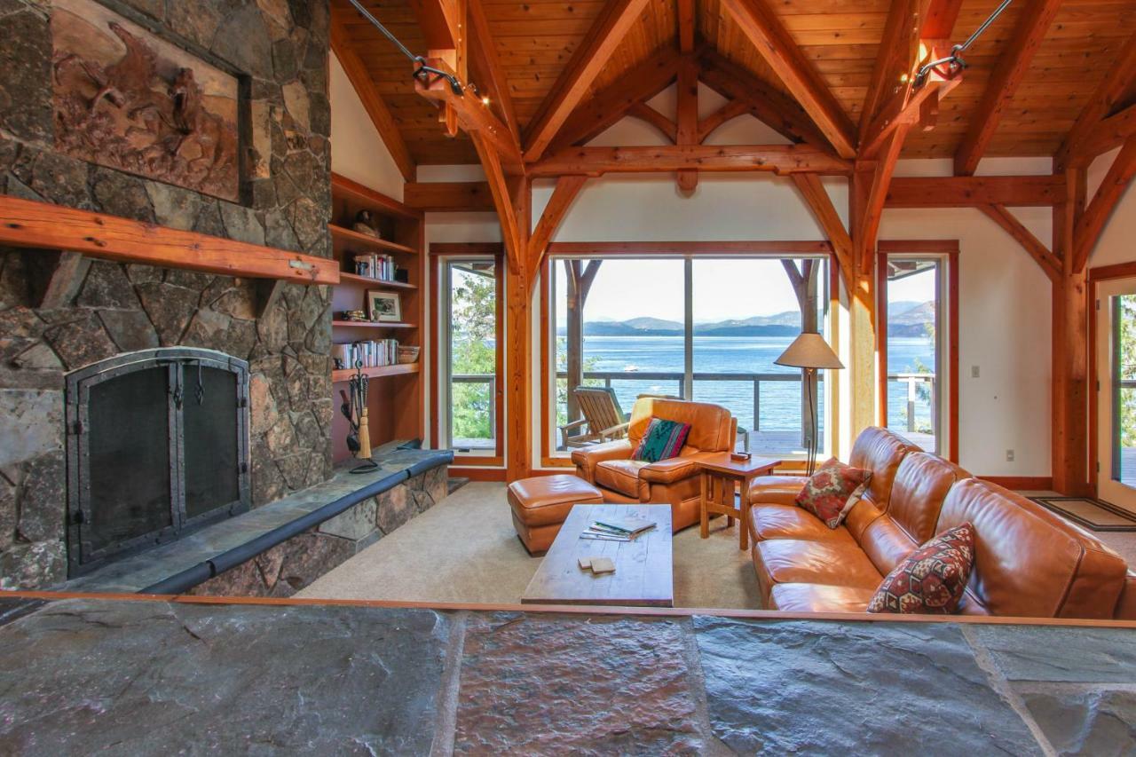 Bottle Bay Lakefront Lodge Sandpoint Exterior foto