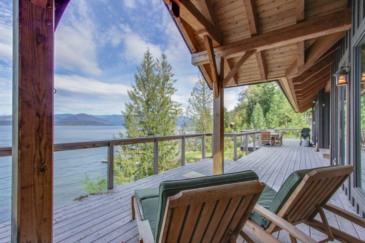 Bottle Bay Lakefront Lodge Sandpoint Exterior foto